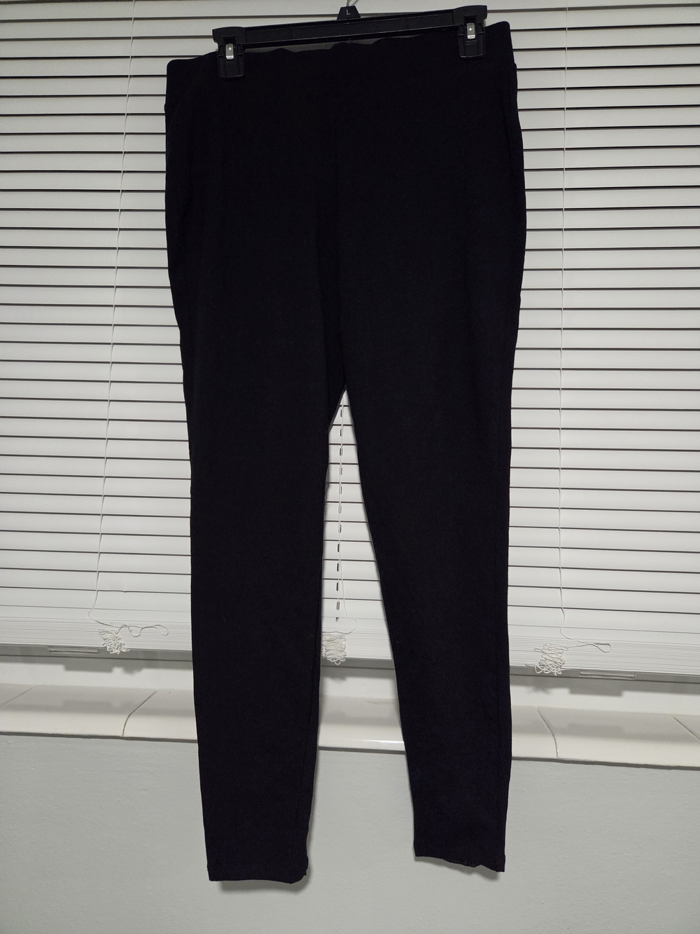 torrid Black Ponte Leggings With Crisscross Sheer On Back